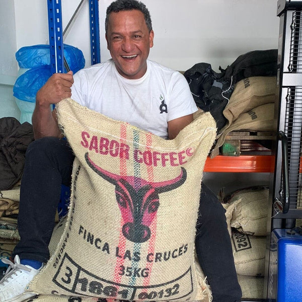 Esnayder Cuartas of Finca Las Cruces and Sabor Coffee