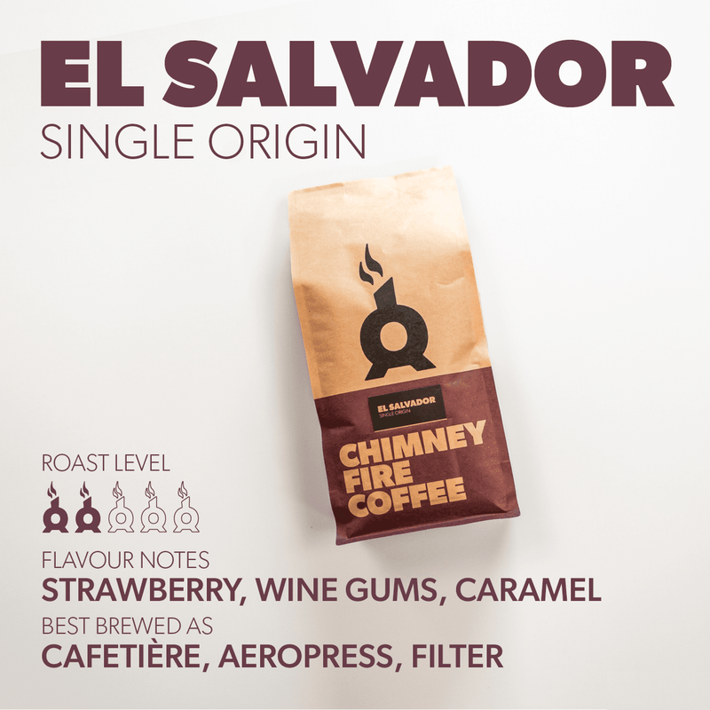 EL SALVADOR EL CIPRES Coffee Chimney Fire Coffee 1KG WHOLE BEAN 