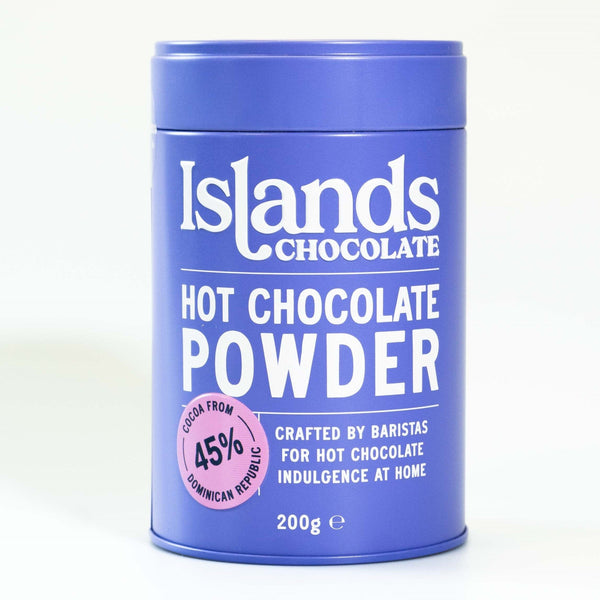 ISLANDS HOT CHOCOLATE POWDER - 45% Speciality Teas & Chocolate Chimney Fire Coffee 