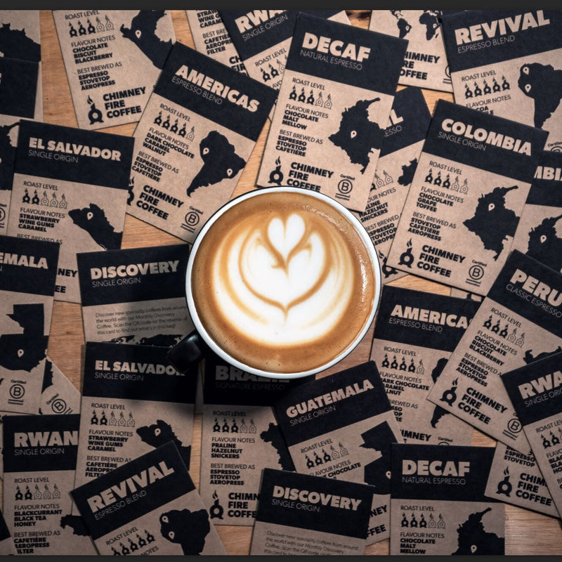 NOVEMBER DISCOVERY COFFEE Coffee Chimney Fire Coffee 