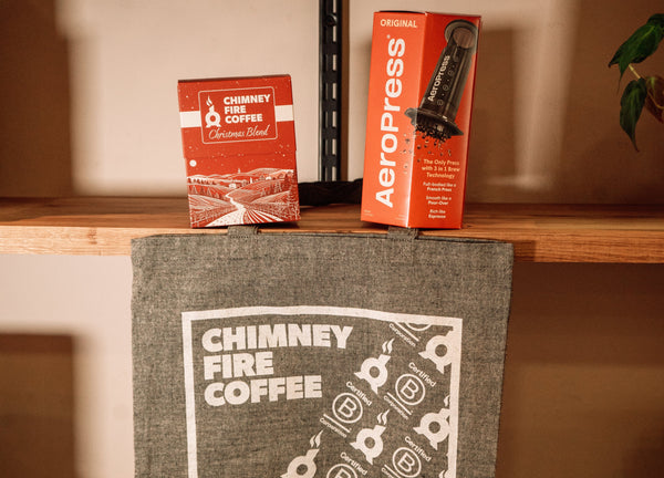 Christmas AeroPress Bundle Gift Chimney Fire Coffee 