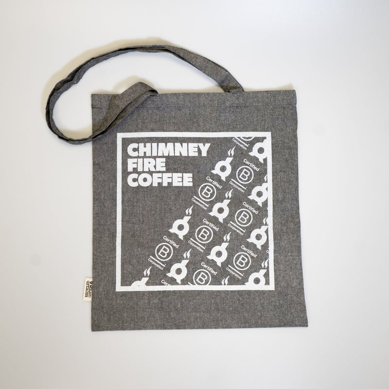 BRANDED TOTE BAG Chimney Fire Coffee 