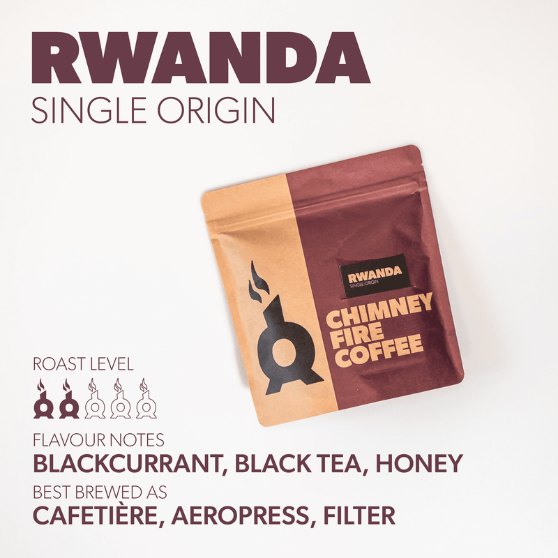 ESSENTIAL SINGLE ORIGIN SUBSCRIPTION Coffee Chimney Fire Coffee RWANDA WHOLE BEAN 1 X 250G