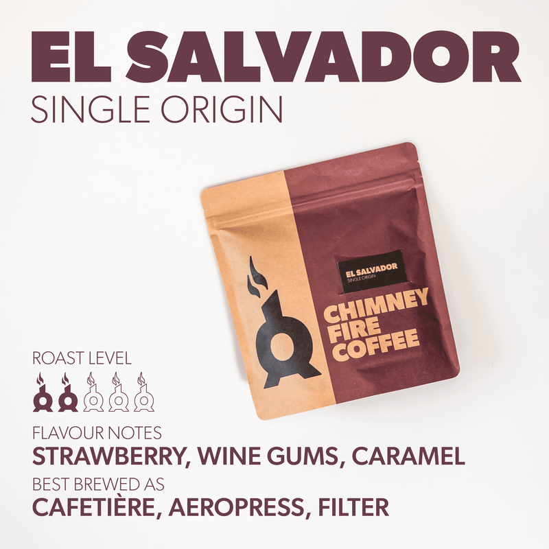 EL SALVADOR EL CIPRES Coffee Chimney Fire Coffee 250G WHOLE BEAN 