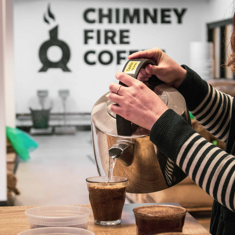 BEAN TO CUP COFFEE EXPERIENCE Experience Chimney Fire Coffee 